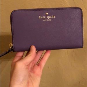 Kate spade lilac purple wallet